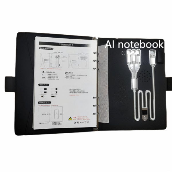 AI Smart Assistant Notebook with Wireless Charging & Speaker – 8000mAh Power, Wifi, Voice Assistant - Image 3